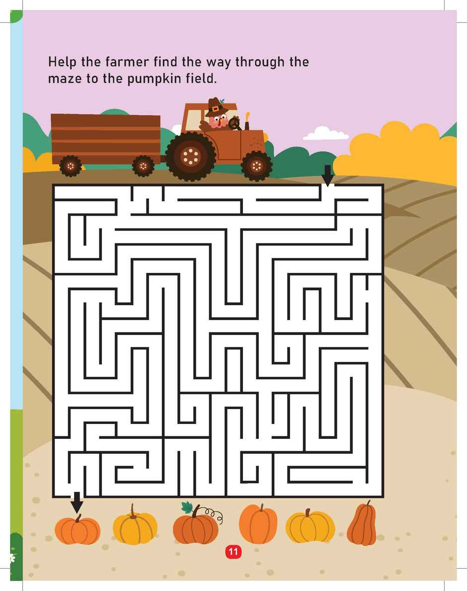 Dreamland Farm Activity and Colouring Book Die Cut Shape 48 Pages