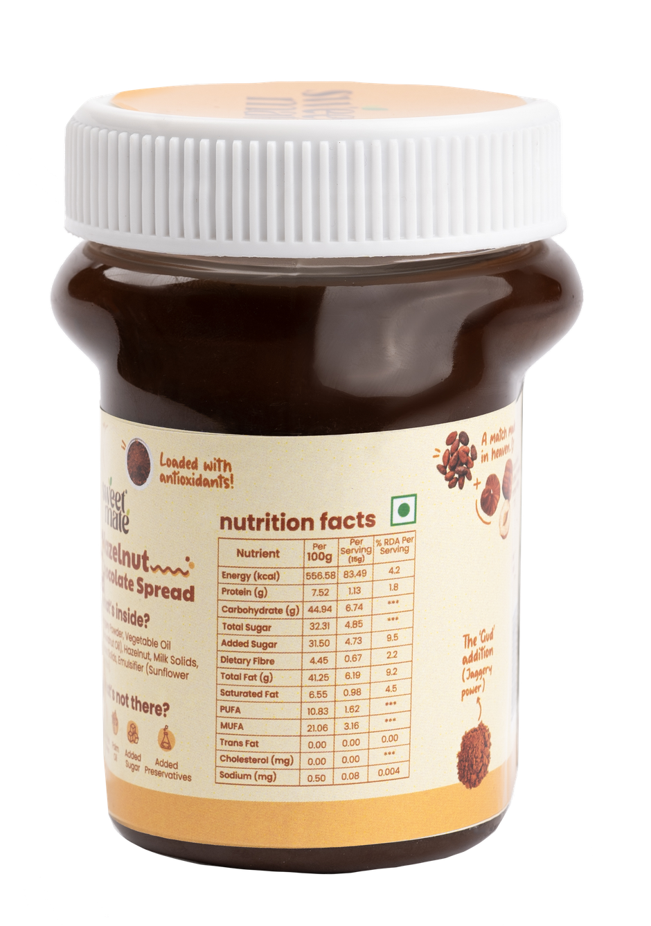 Sweetmate Sugar Free Hazelnut Chocolate Spread