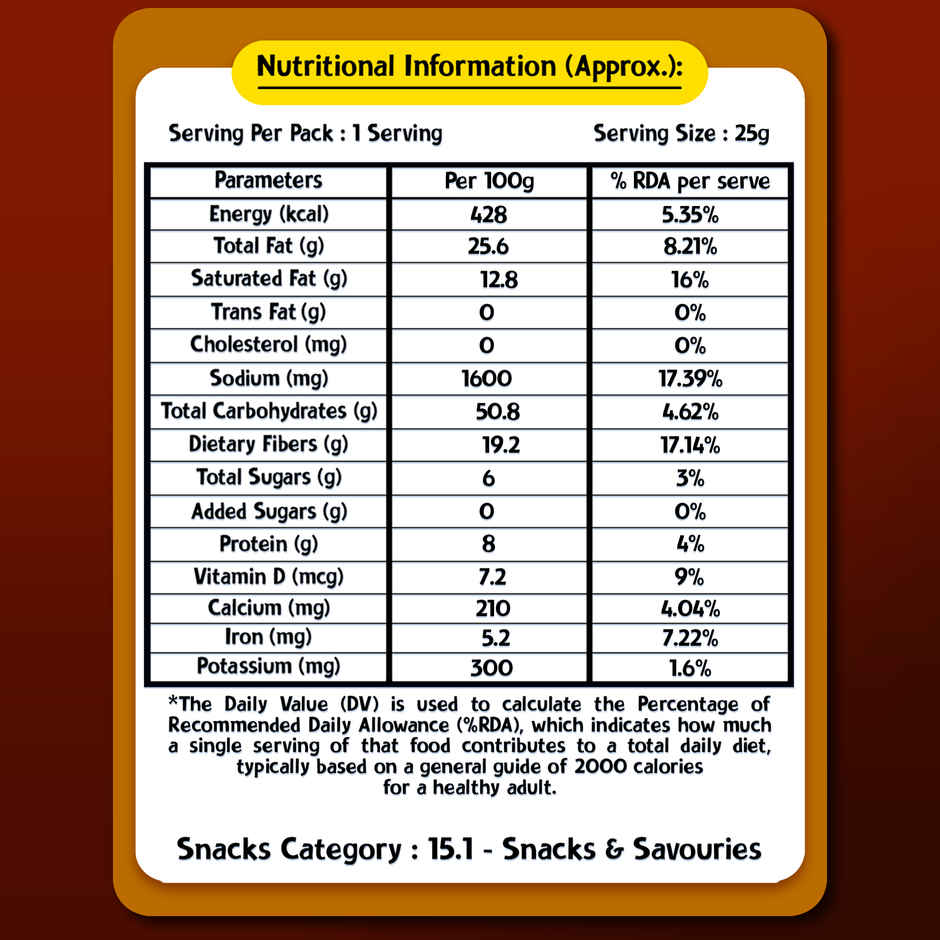 Snackadum Ragi Crisps - Zesty Cheese