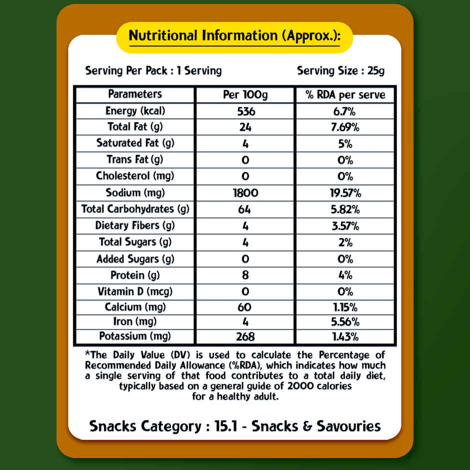 Snackadum Amaranth Crisps | Sour Cream