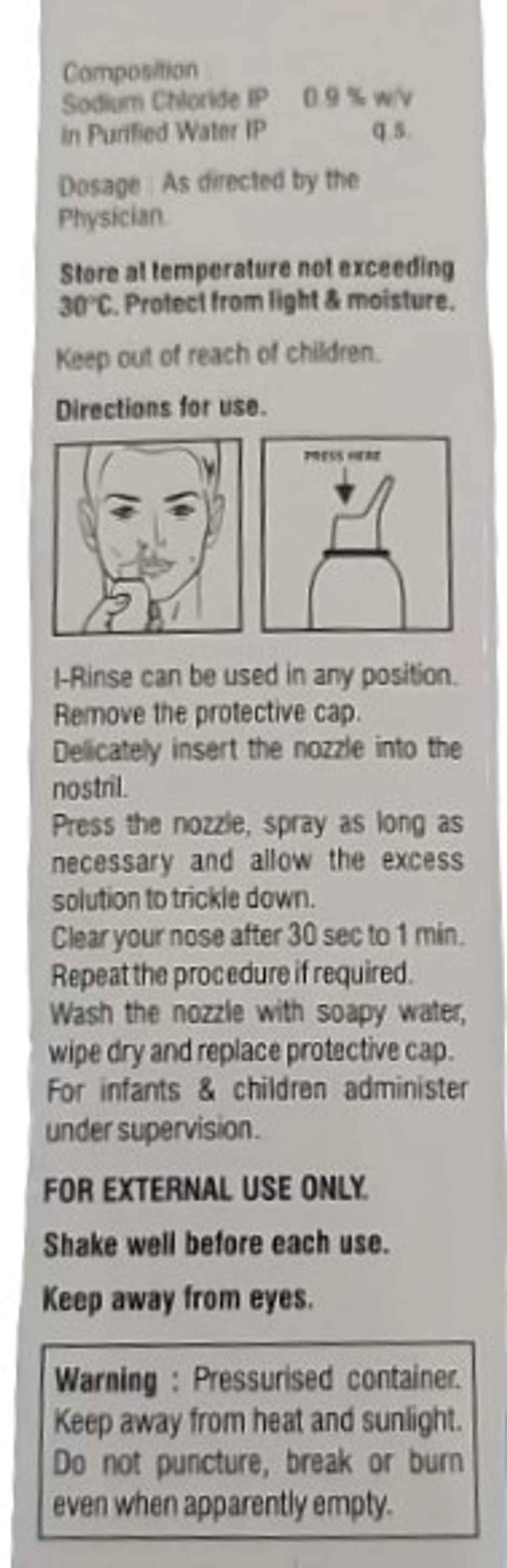 I-Rinse Nasal Spray