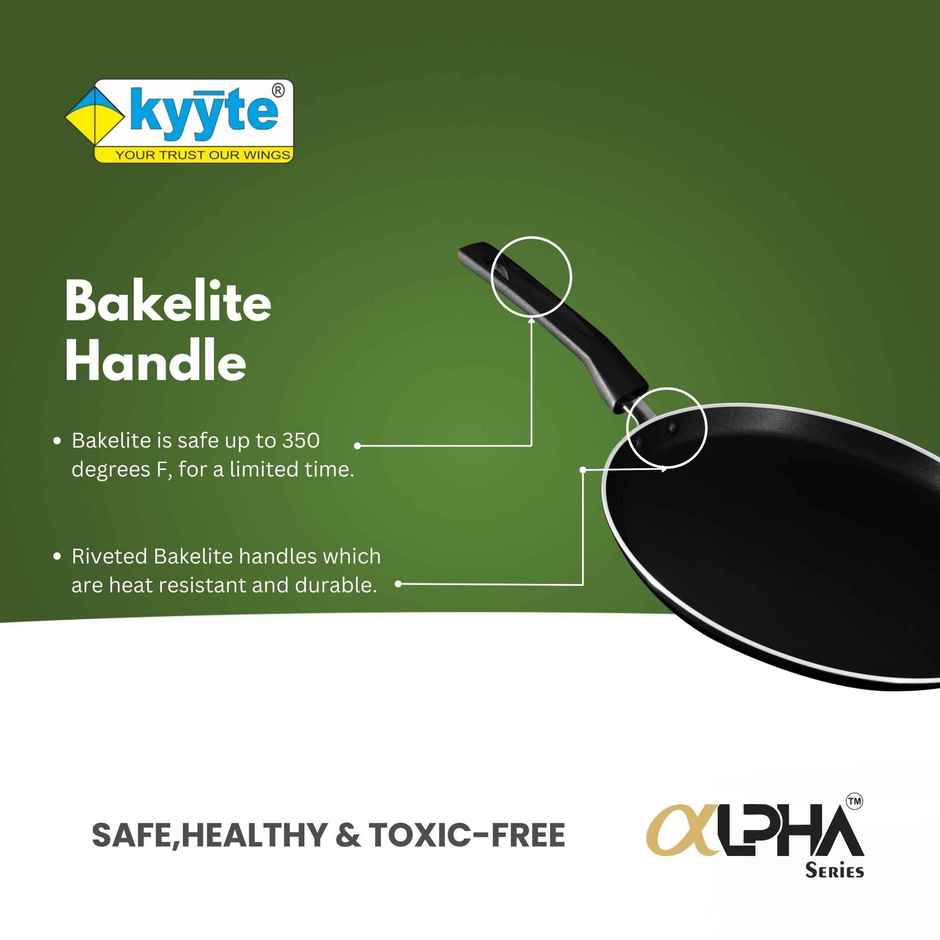 Kyyte Alpha Non Stick Dosa Tawa 25 Cm