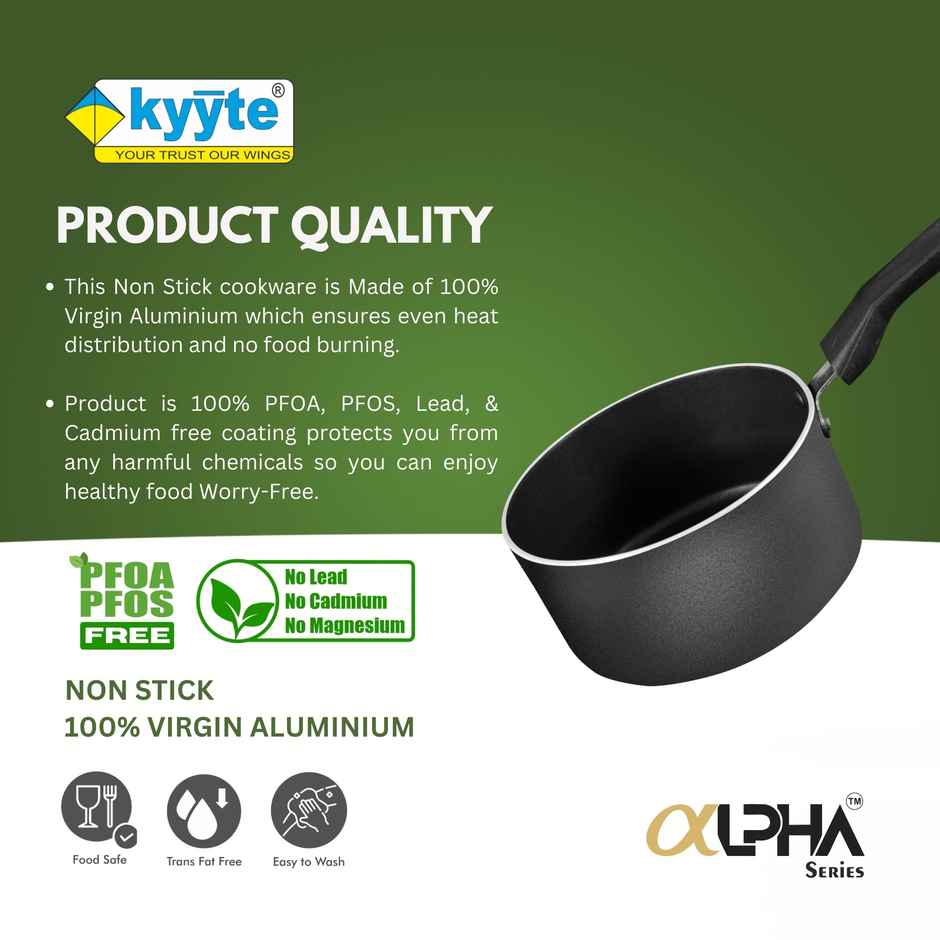 Kyyte Alpha Non Stick Mini Sauce Pan 14 Cm