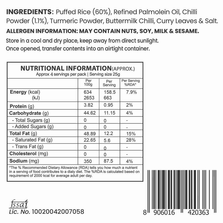 Rajaram's Masala Puffed Rice (PORI) Combo 