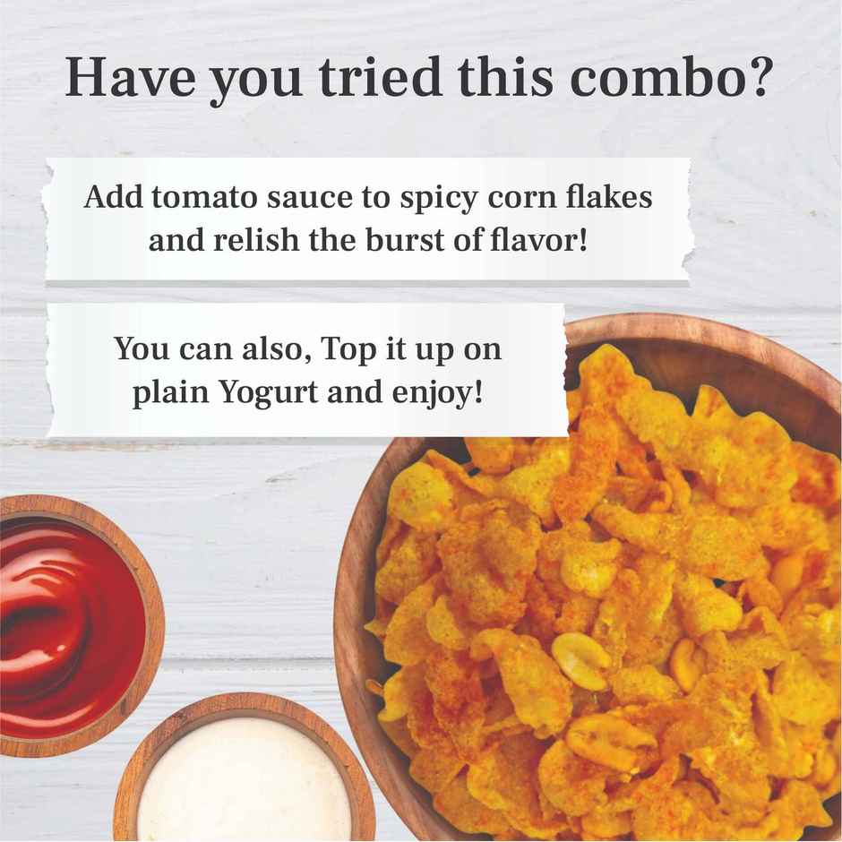 Rajaram's Spicy Corn Flakes | Crunchy Snack