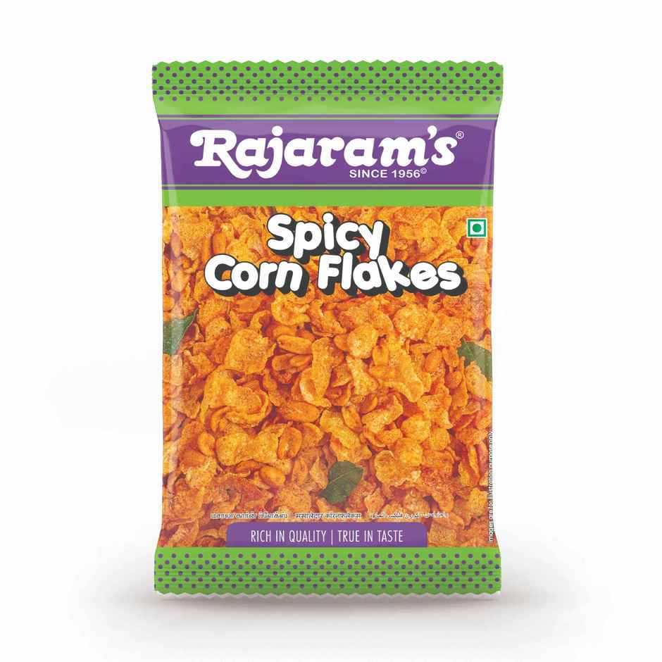 Rajaram's Spicy Corn Flakes | Crunchy Snack