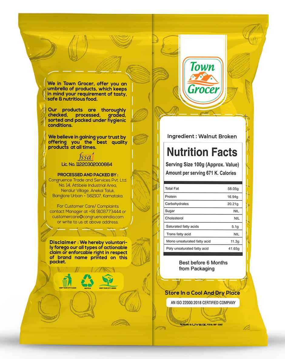 Town Grocer Cashew Kernel Lwp / Broken Chashew