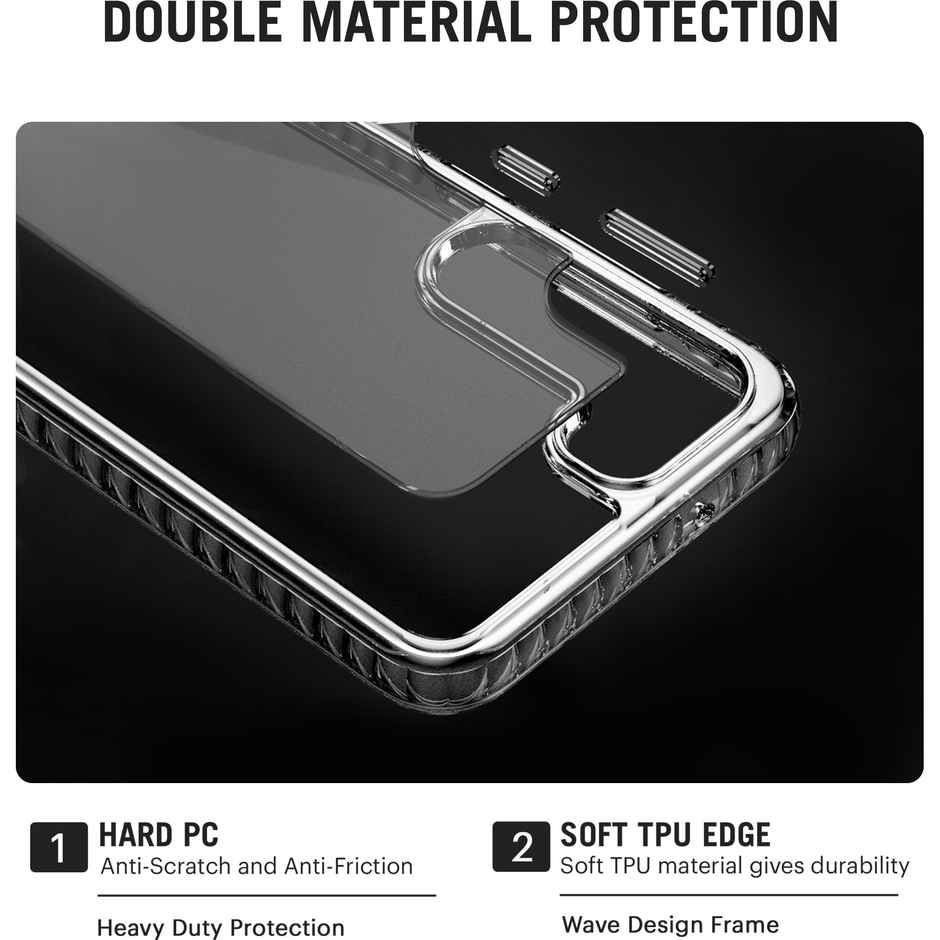DailyObjects Stride 2.0 Clear Case Cover For Samsung Galaxy S23
