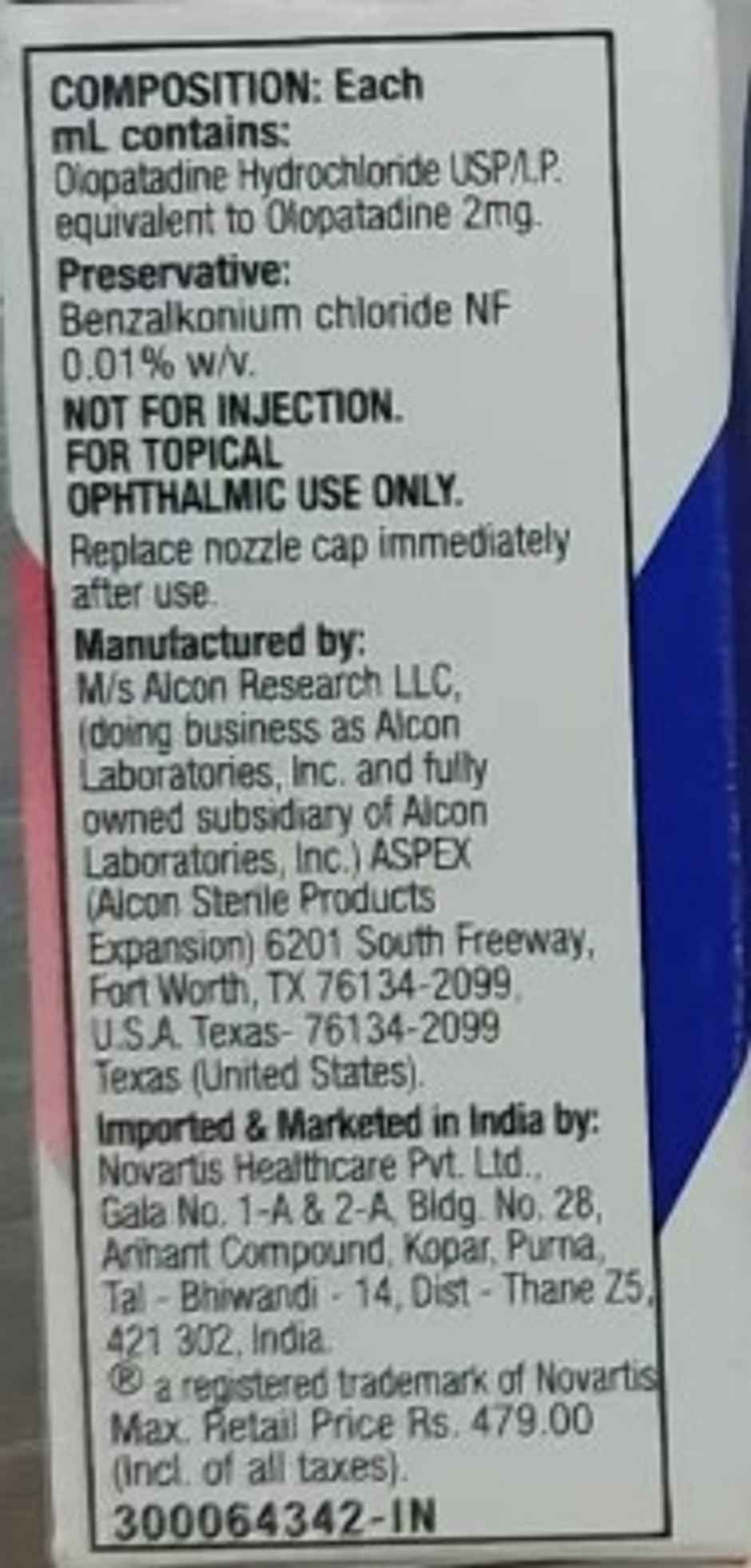 Pataday Ophthalmic Solution