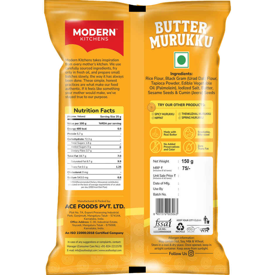 Modern Kitchen Butter Murukku Combo