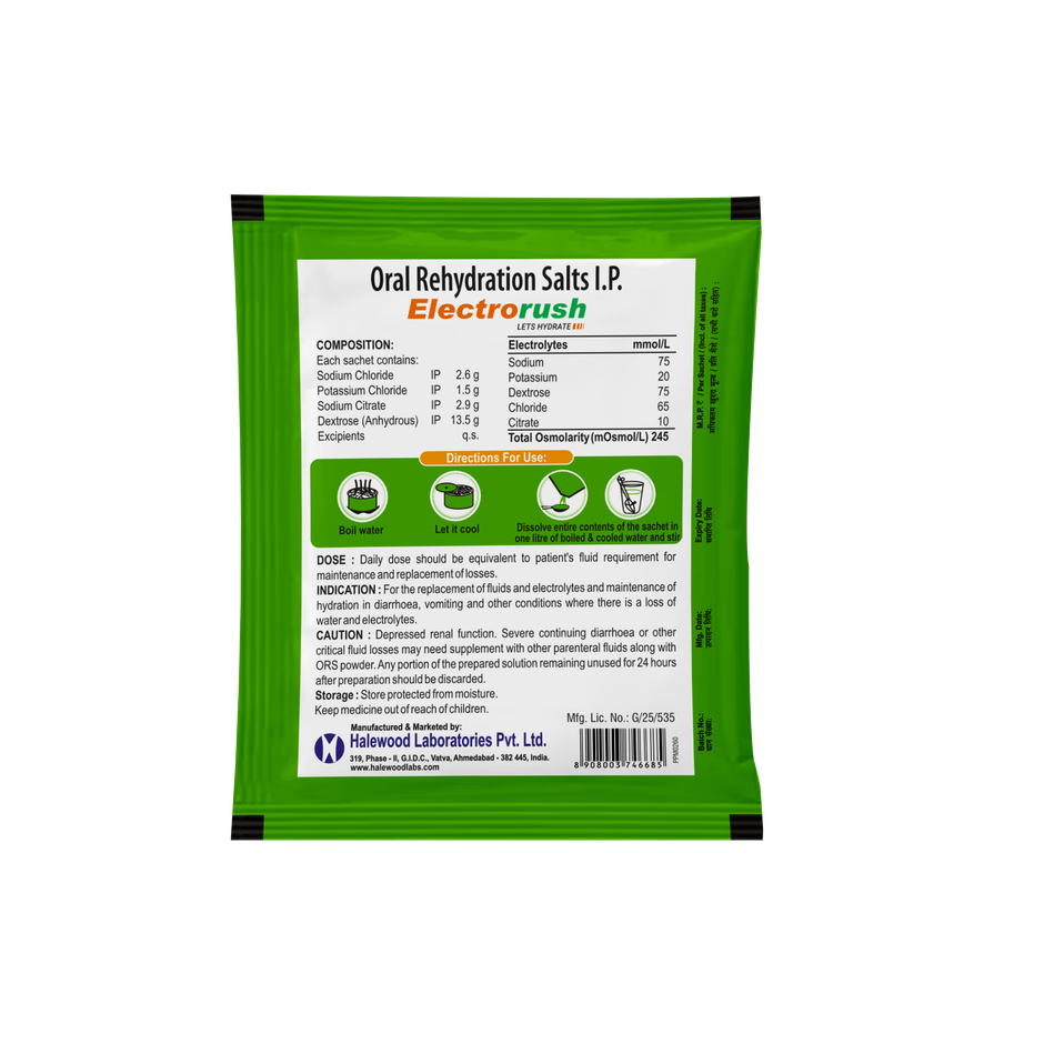 Electrorush ORS Powder | Nimbu Paani