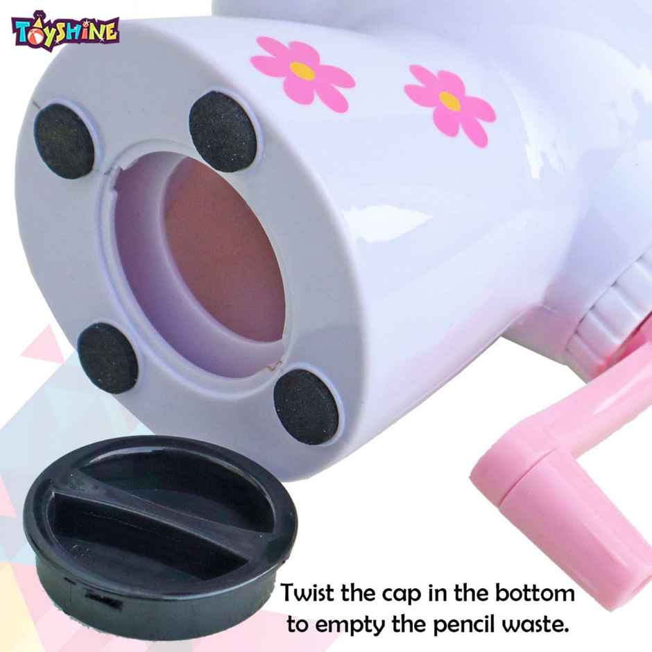 Toyshine Unicorn Pencil Sharpeners Manual for Kids and Artists | White