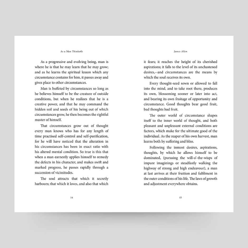 As a Man Thinketh - James Allen