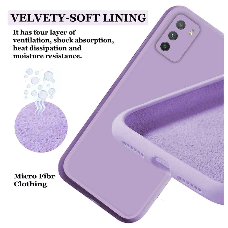 Artistque Case For Poco M3 Back Cover - Plain Liquid Silicone Cover