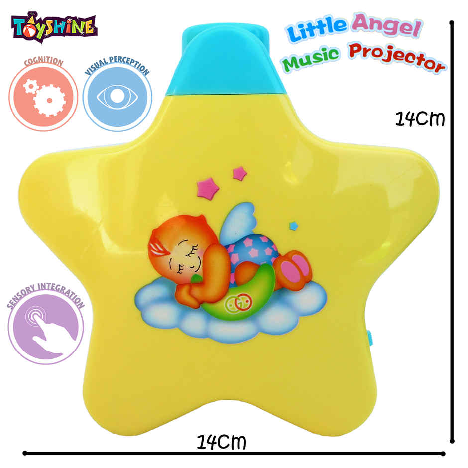 Toyshine Angel Projector Musical Toy (0+ Years)(Pack)