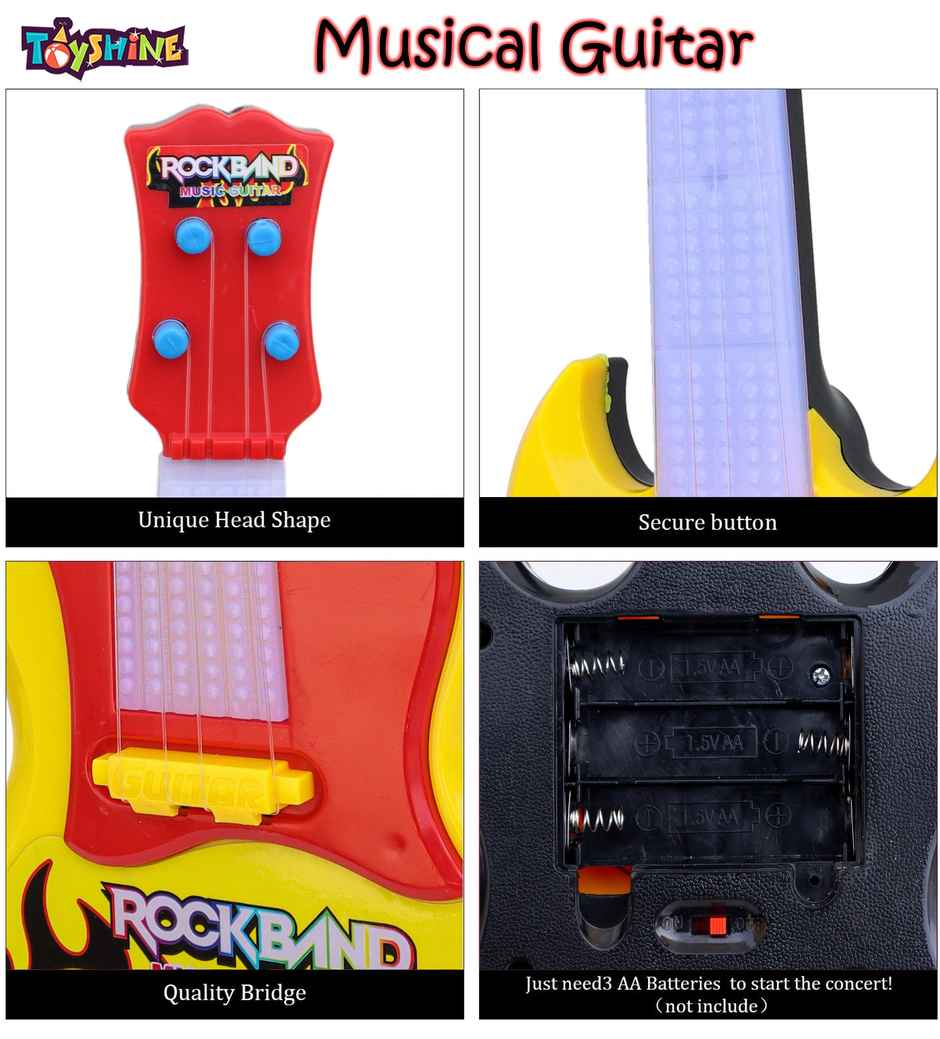 Toyshine Guitar Musical Toy (3+ Years)(Pack)