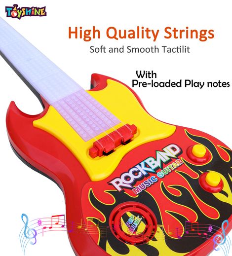 Toyshine Guitar Musical Toy (3+ Years)(Pack)