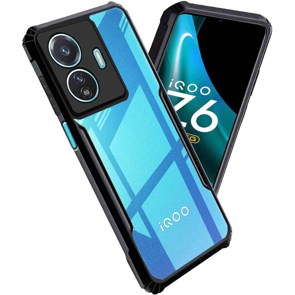 Artistque Case For Iqoo Z6 Lite 5g Back Cover - Transparent Shockproof Tpu Cover