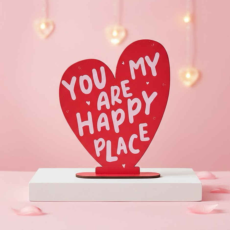 You're My Happy Place Tabletop Decorative Showpiece | eCraftIndia