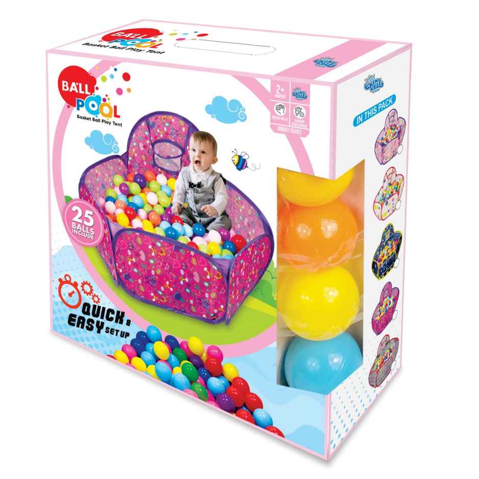 Itoys Ball Pool with 25 Balls -Butterfly (Colour May Vary)
