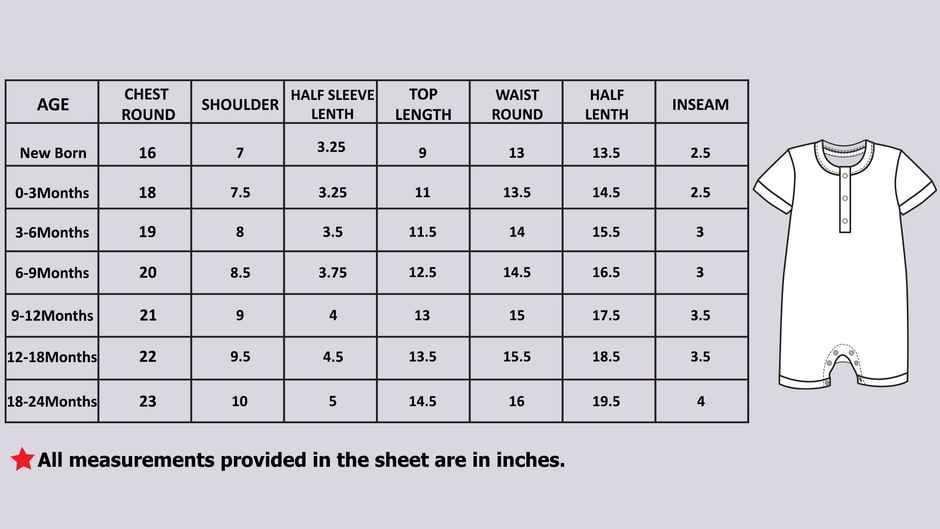 Mom's Love Girls' Printed Cotton Rompers | Pink | 06 - 09 months