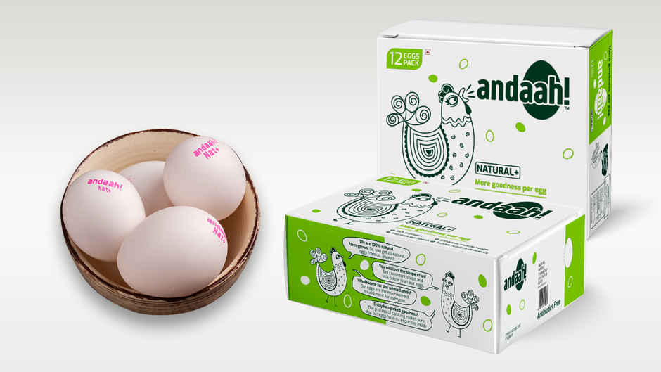 Andaah Natural+ White Eggs