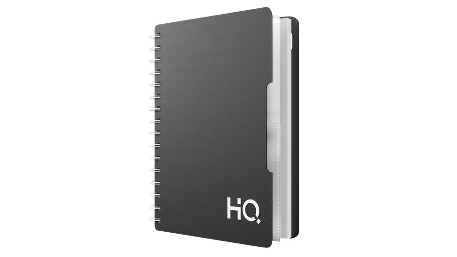 Navneet HQ Single Subject Wiro Spiral Single Line Blank PP Cover Notebook A5 (14.8 cm x 21 cm)