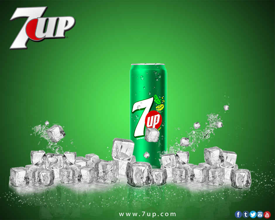 7Up Soft Drink Can