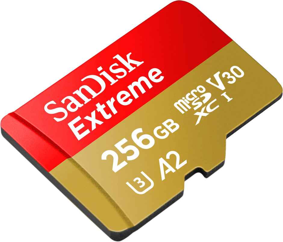 Sandisk Extreme Microsd Uhs I Card 256 GB For 4K Video,190Mb/S Read, 130Mb/S Write