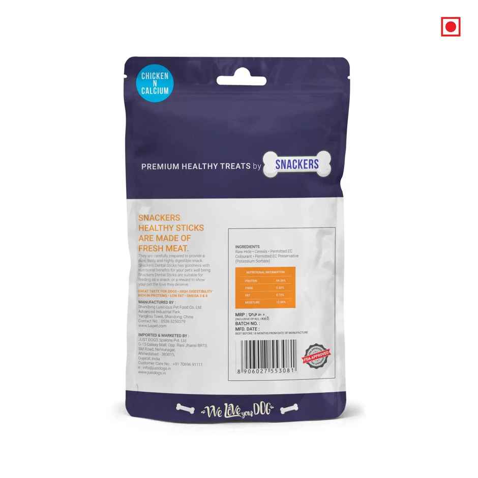 Snackers Calcium Stick With Chicken Dog Treat
