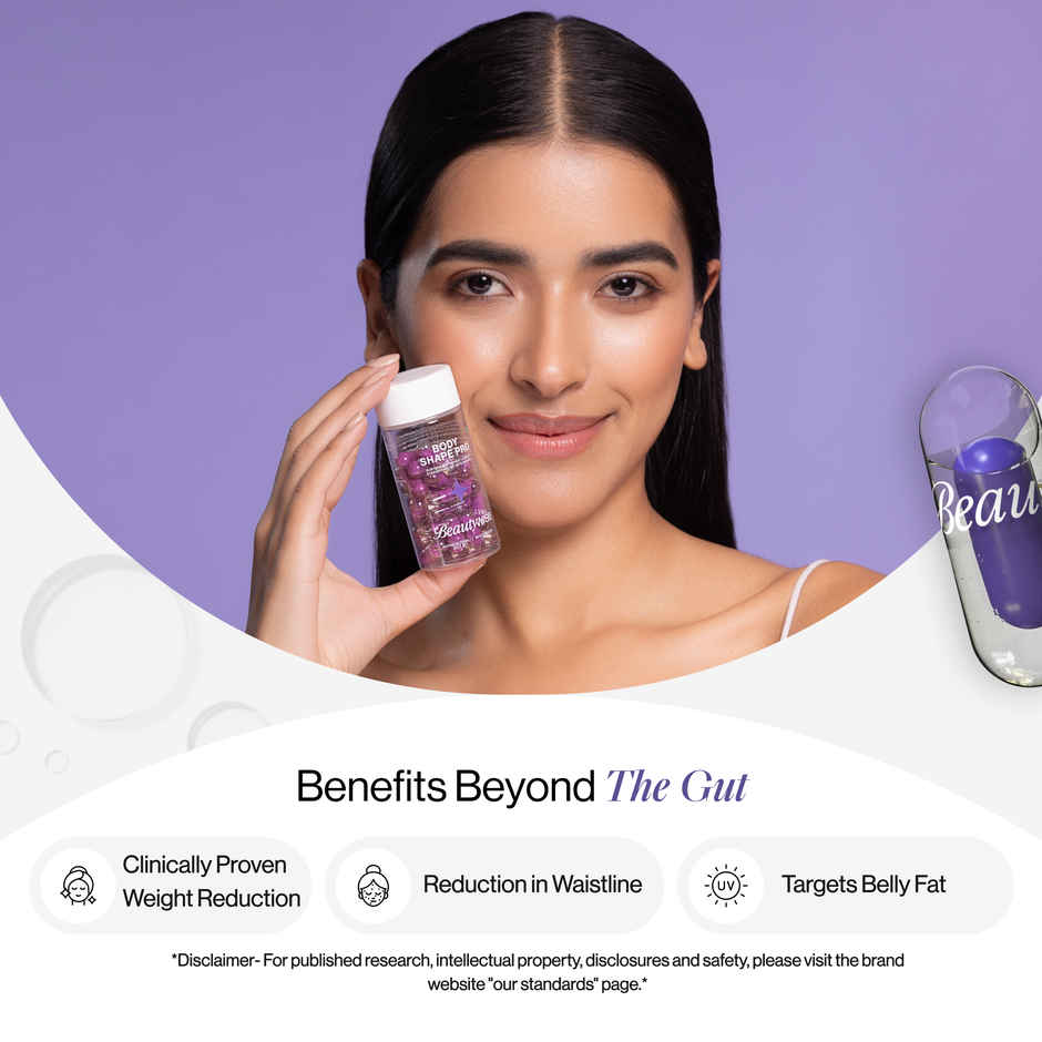 Beautywise Dual Action Body Shape Pro Slimming Supplement for Weight Loss Support (60 Capsules)