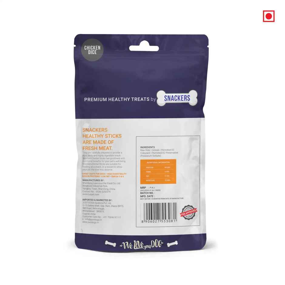 Snackers Chicken Dice Dog Treat