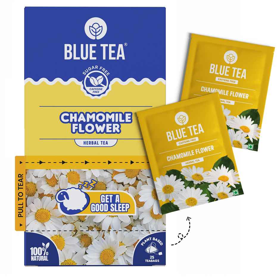 Blue Tea Chamomile Flower Herbal Tea