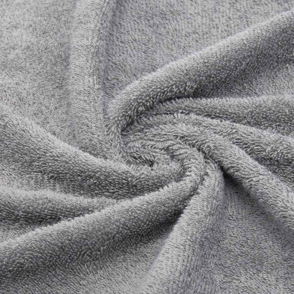 Welspun 100% Cotton Quik Dry Grey Bath Towel For Men And Women