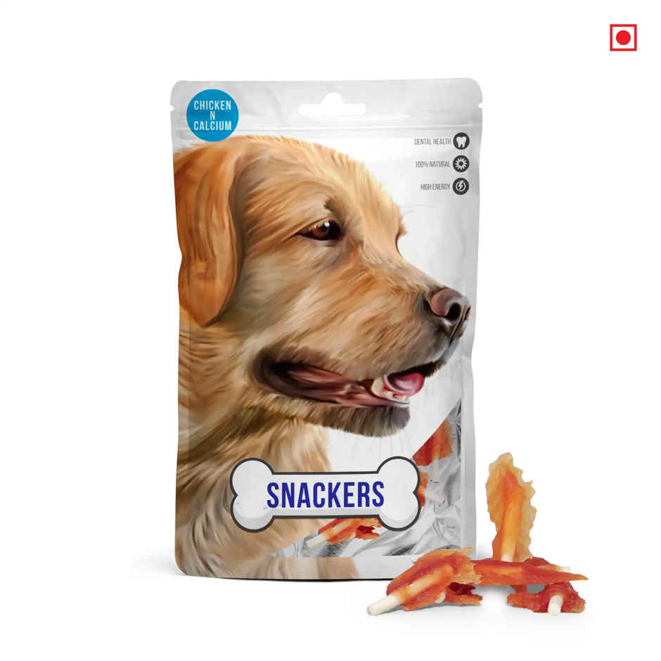 Snackers Calcium Stick With Chicken Dog Treat