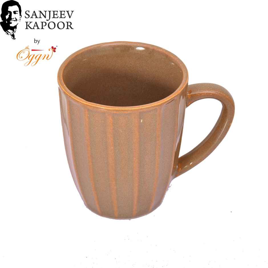 Sanjeev Kapoor by OGGN Ceramic Coffee,Tea,Milk & Mug | Yellow Luster - 300 ml