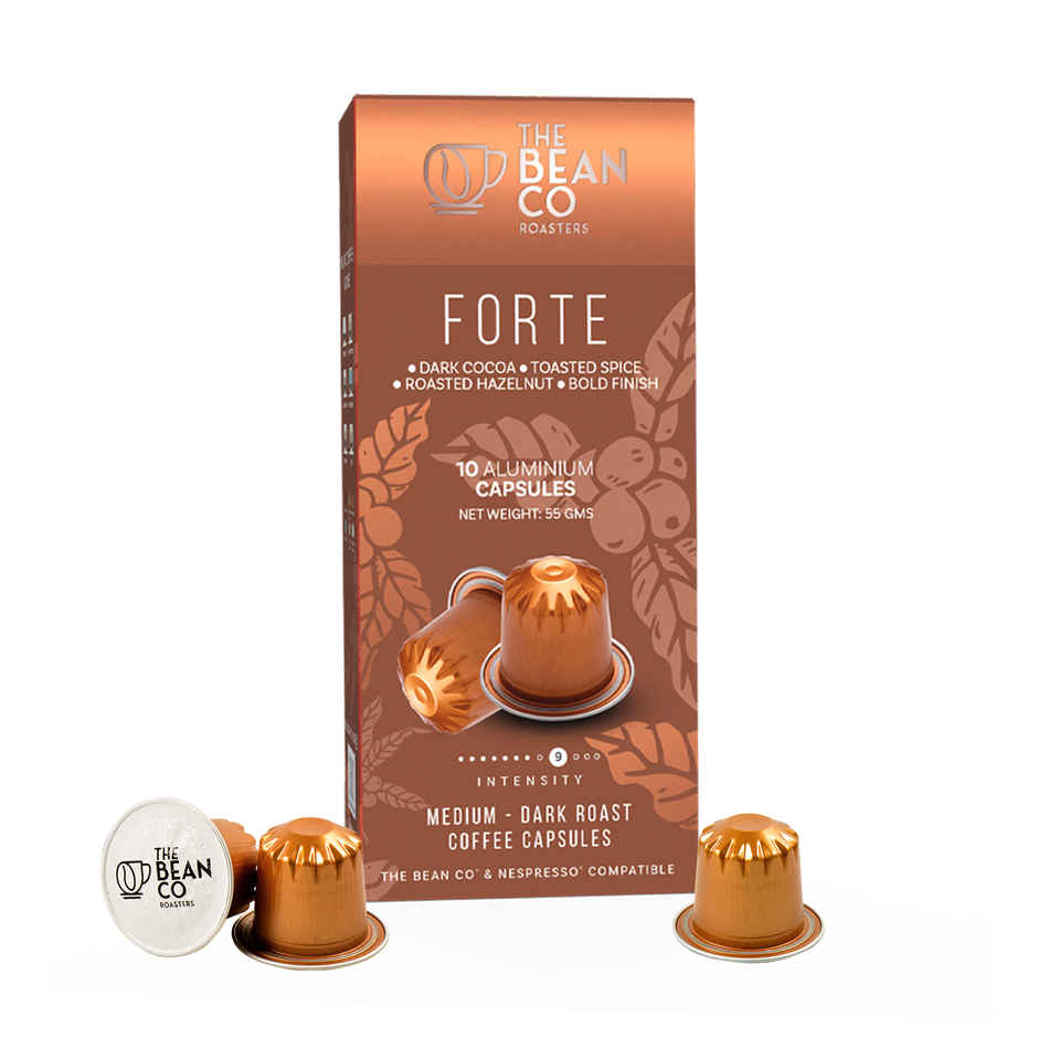 THE BEAN CO ROASTERS Forte Coffee Capsules | Medium-Dark Roast