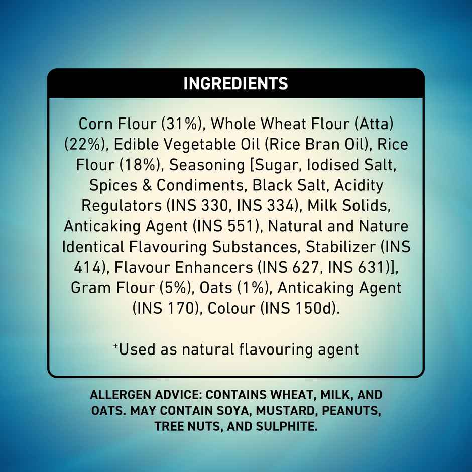 Too Yumm Dahi Papdi Chaat Multigrain Chips, 60% Less Saturated Fats, No Palm Oil Healthy Chips