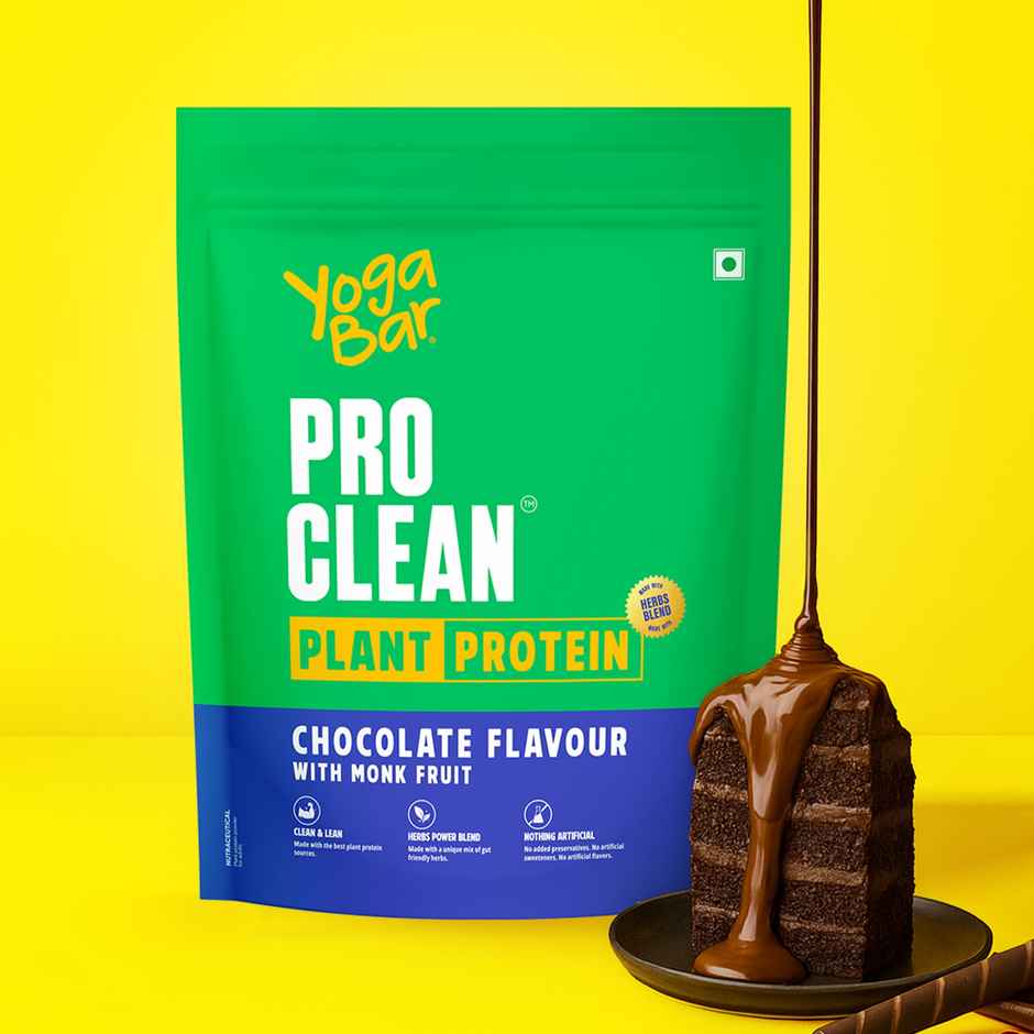 Yoga Bar Chocolate Plant Protein, 25g Protein Per Serve, Soy and Lactose Free, Pea & Rice Protein