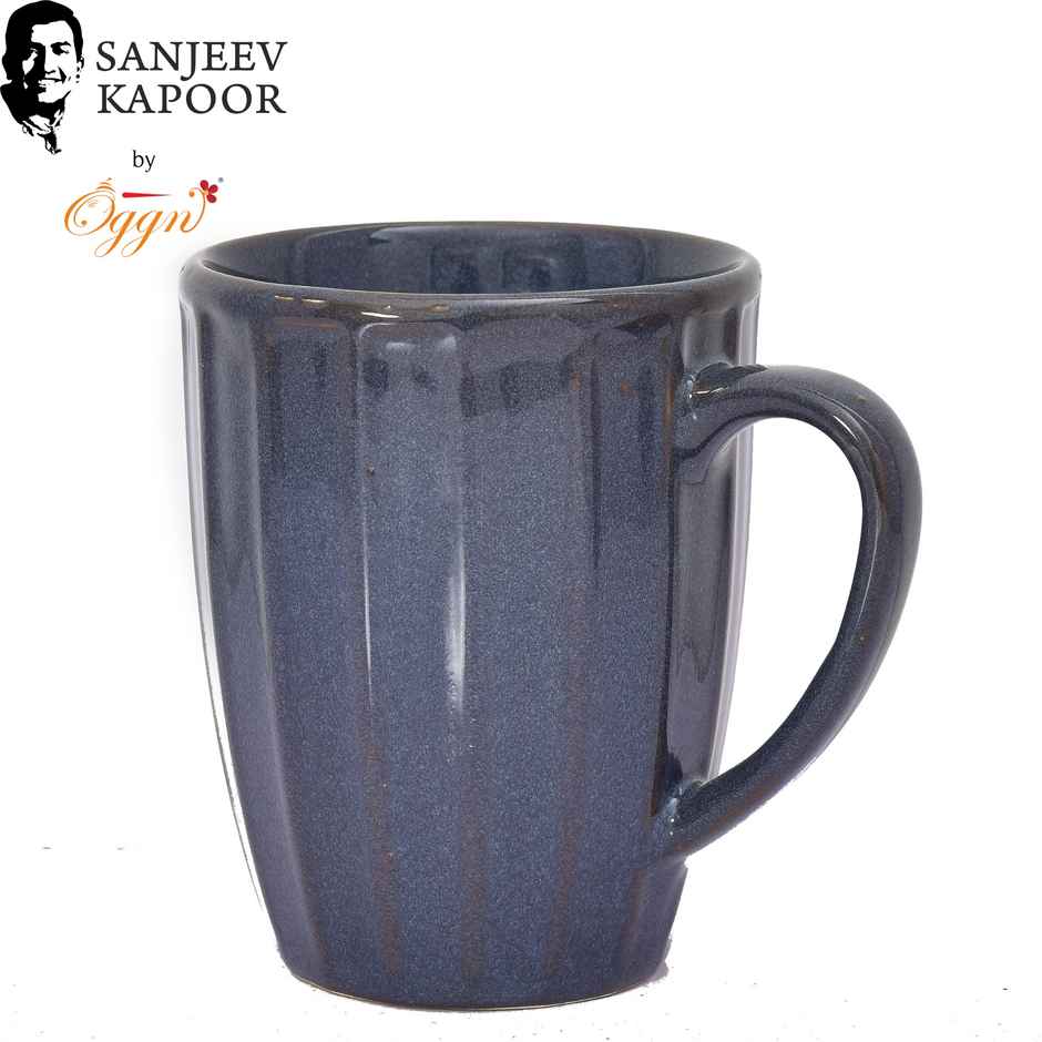 Sanjeev Kapoor by OGGN Ceramic Coffee,Tea,Milk & Mug | Blue Luster - 300 ml