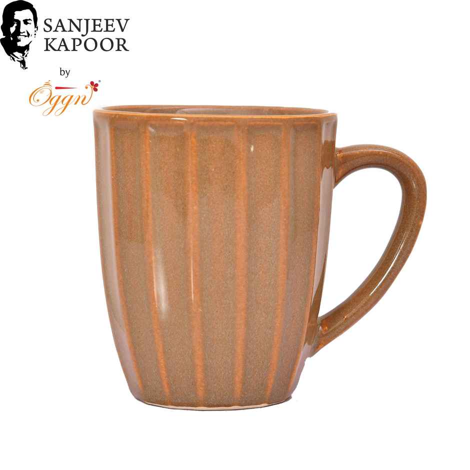 Sanjeev Kapoor by OGGN Ceramic Coffee,Tea,Milk & Mug | Yellow Luster - 300 ml