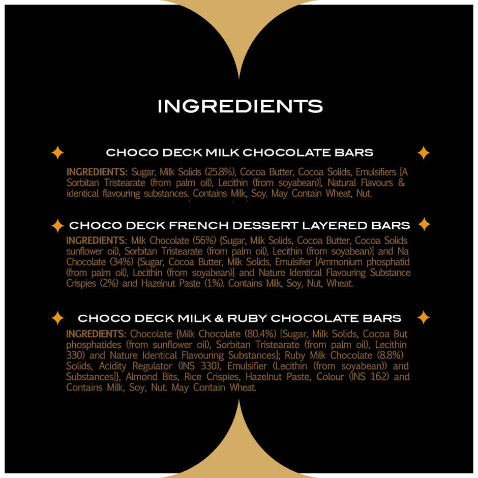 Fabelle Choco Deck Mini Delights Chocolate Gift pack