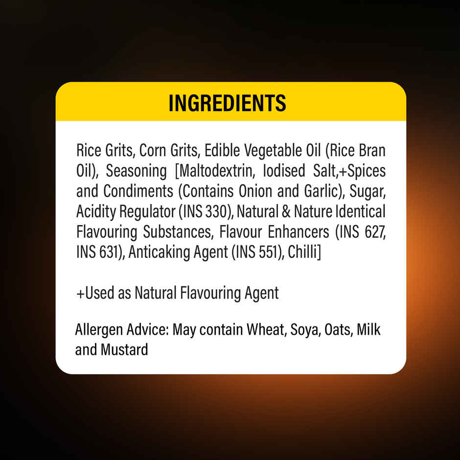 Too Yumm Munchy Masala Karare, 60% Less Saturated Fats, No Palm Oil Healthy Crisps Namkeen