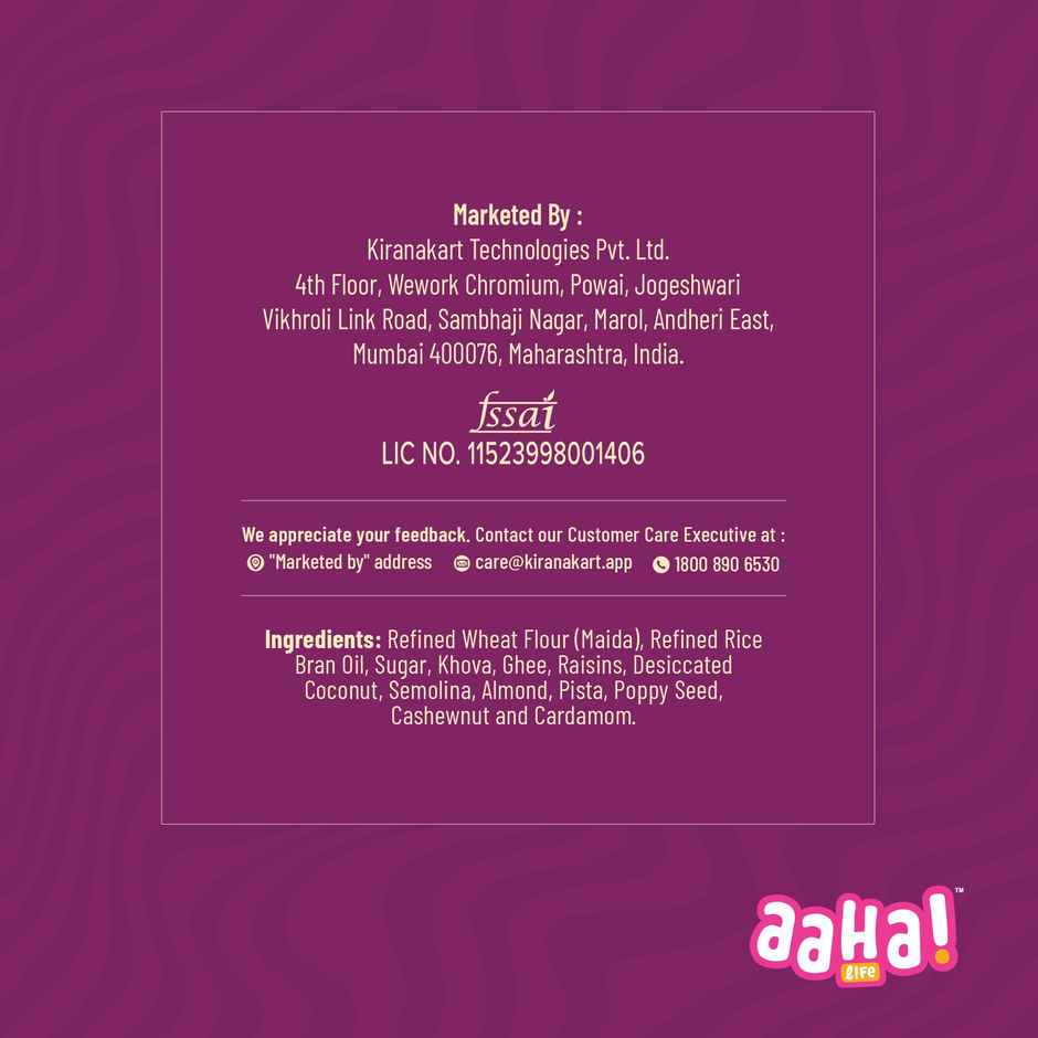 Aaha Holi Special Desi Ghee Mawa Gujiya