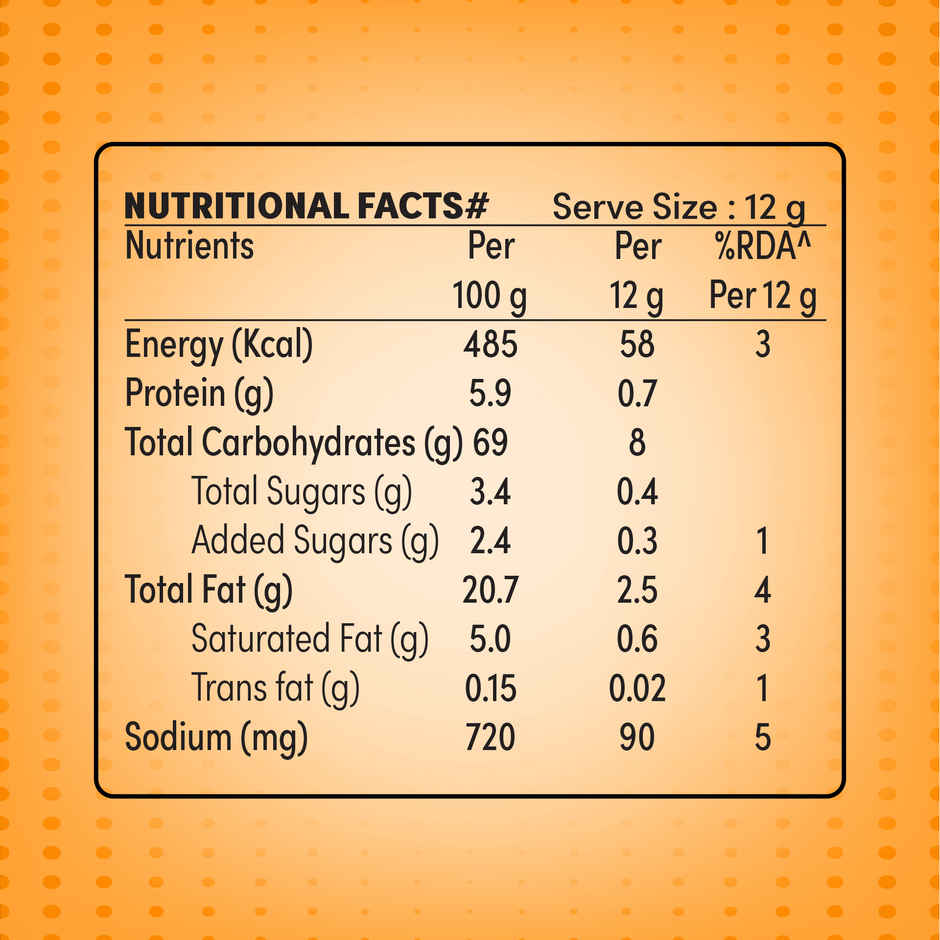 Too Yumm Noodle Masala Karare, 60% Less Saturated Fats, No Palm Oil Healthy Crisps Namkeen