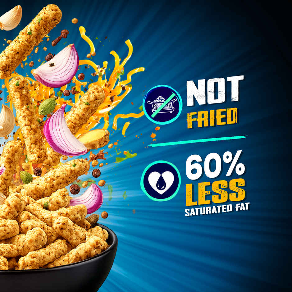 Too Yumm Noodle Masala Karare, 60% Less Saturated Fats, No Palm Oil Healthy Crisps Namkeen