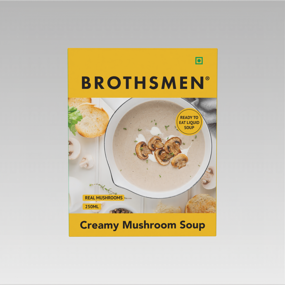 Brothsmen Creamy Mushroom Ready-to-Eat Liquid Soup