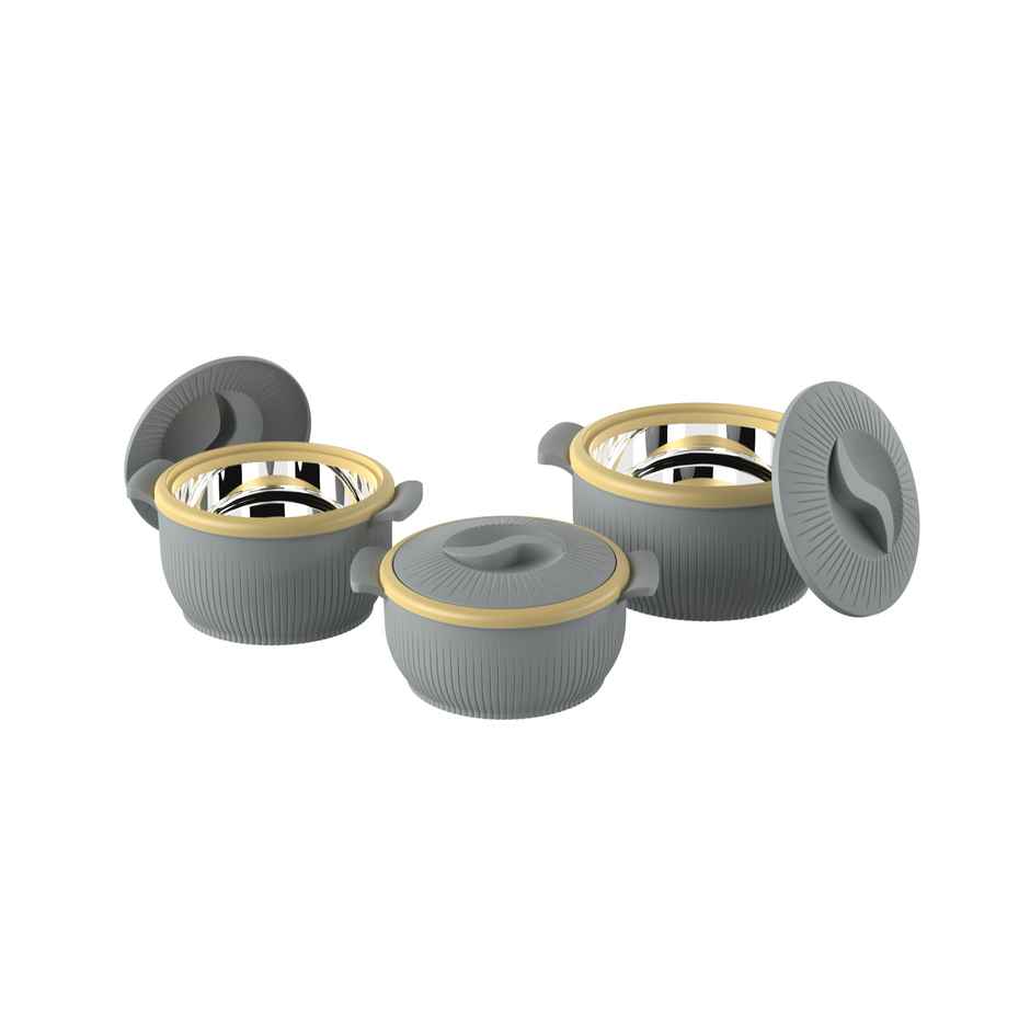 All Time Solaris Casserole Set | Assorted - 1 L + 1.6 L + 2.2 L