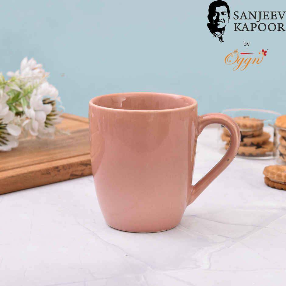 Sanjeev Kapoor by OGGN Ceramic Plain Coffee,Tea,Milk & Mug | Brown - 280 ml