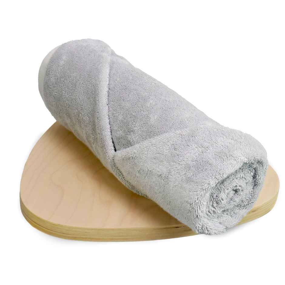 Heelium Bamboo Bath Towel Ultra Absorbent Soft & Odour-Free - Grey | 140 x 70 Cm | 600 Gsm